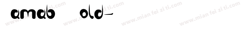 RamabE Bold字体转换